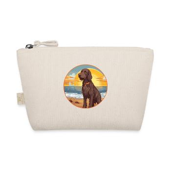 Allemand à poil long Pointer chien race Cartoon Kawaii - Trousse biologique - nature - Devant