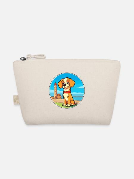 Italien Volpino chien race Cartoon Kawaii Clipart - Trousse biologique - nature - Devant