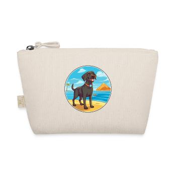 Labrador Retriever Hund Rasse Cartoon Kawaii Hund - Bio-Täschchen - Natur - Vorne