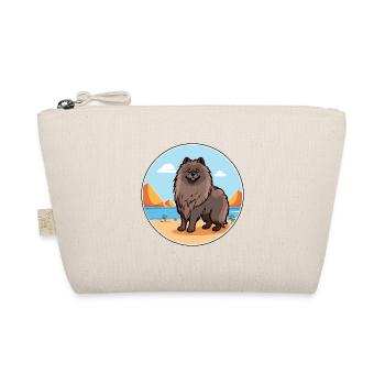 Keeshond Dog Breed Cartoon Kawaii Clipart Dog Pet - Organic Pouch - nature - Front