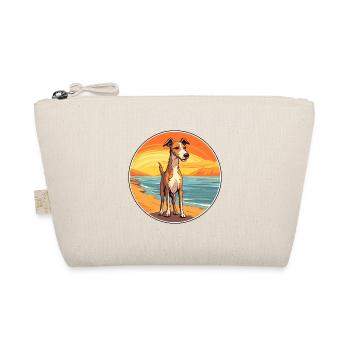 Lurcher Dog Breed Cartoon Kawaii Clipart Dog Pet - Organic Pouch - nature - Front