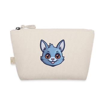 Russische blaue Katze Karikatur Aquarell Illustration - Bio-Täschchen - Natur - Vorne