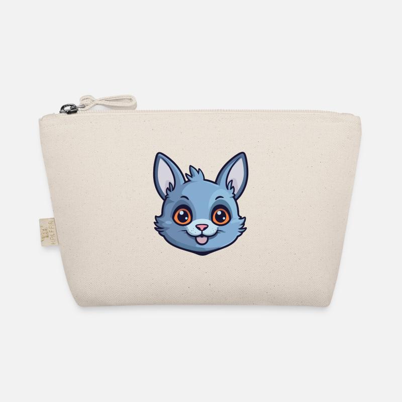 Illustration d’aquarelle de bande dessinée de chat bleu russe Trousse biologique