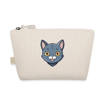Korat chat coloré dessin animé aquarelle illustration - Trousse biologique - nature - Devant