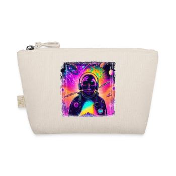Neon Astronaut im Cosmic Psychedelic - Bio-Täschchen - Natur - Vorne
