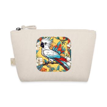 Cute Cockatoo Parrot - Organic Pouch - nature - Front