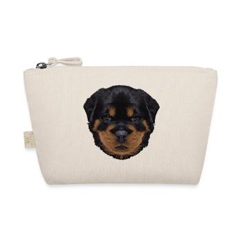 süße outfits, Rottweiler Welpe - Bio-Täschchen - Natur - Vorne