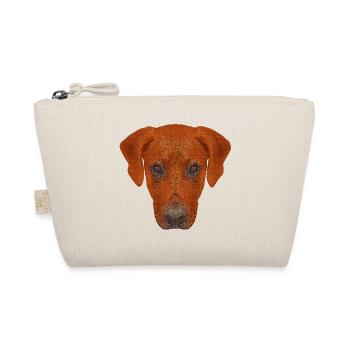 haustierkleidung herren, rhodesian ridgeback - Bio-Täschchen - Natur - Vorne