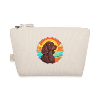 Picardy Spaniel Dog Breed Cartoon Kawaii Clipart - Organic Pouch - nature - Front