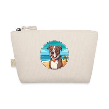 Pitbull Dog Breed Cartoon Kawaii Clipart Dog Pet - Organic Pouch - nature - Front
