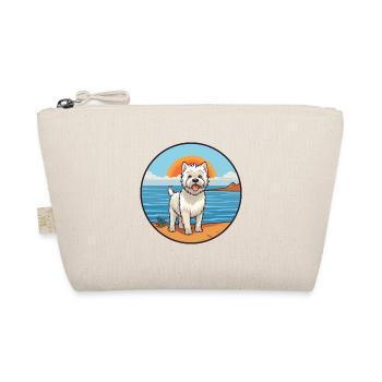 West Highland Terrier Dog Breed Cartoon Kawaii Dog - Organic Pouch - nature - Front