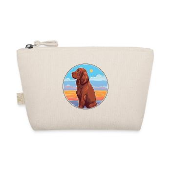 Sussex Spaniel Dog Breed Cartoon Kawaii Clipart - Organic Pouch - nature - Front