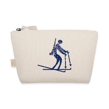BIATHLON WINTER SPORTS Biathlete - Organic Pouch - nature - Front