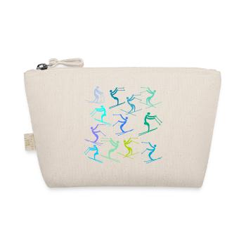 BEGINNERS SKIING SKI SLOPES - Organic Pouch - nature - Front