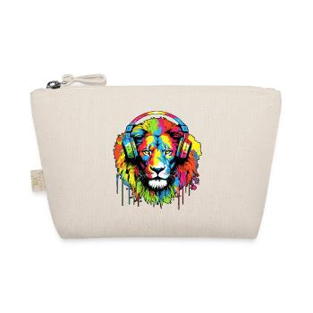 Lion avec casque Lion tête de lion - Trousse biologique - nature - Devant