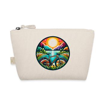 Colorful Gravel Quest: Sun-Kissed Wilderness - Organic Pouch - nature - Front