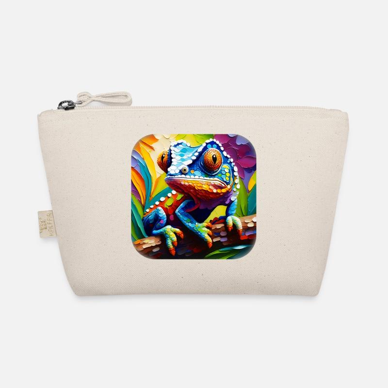 Colorful Lizard Organic Pouch