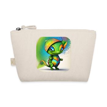 Caméléon mignon - Trousse biologique - nature - Devant