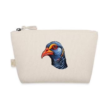 Pintade colorée aquarelle dessin animé Kawaii Ani - Trousse biologique - nature - Devant