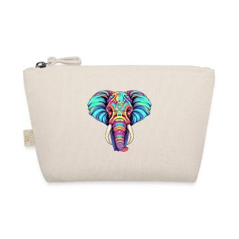Éléphant Aquarelle Colorée Dessin Animé Kawaii Animal - Trousse biologique - nature - Devant
