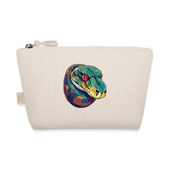 Anaconda Aquarelle Colorée Dessin Animé Kawaii Animal - Trousse biologique - nature - Devant