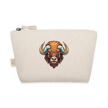 Buffalo Aquarelle colorée Cartoon Kawaii Animal - Trousse biologique - nature - Devant