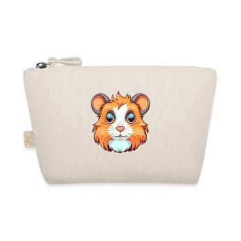 Hamster Colorful Watercolor Cartoon Kawaii Animal - Organic Pouch - nature - Front
