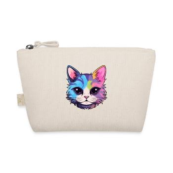 Chaton coloré aquarelle dessin animé kawaii animal - Trousse biologique - nature - Devant