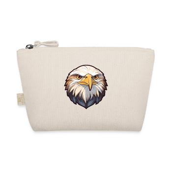 Weißkopfseeadler Bunte Aquarell-Karikatur Kawaii Anim - Bio-Täschchen - Natur - Vorne