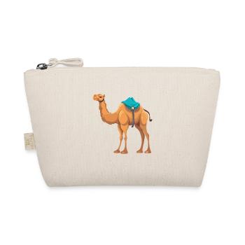 Camel Colorful Watercolor Cartoon Kawaii Animal - Organic Pouch - nature - Front