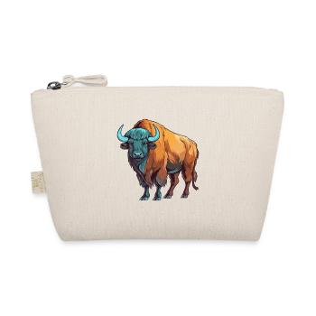 Buffalo Aquarelle colorée Cartoon Kawaii Animal - Trousse biologique - nature - Devant