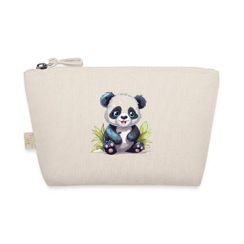 Mignon Panda Aquarelle Colorée Dessin Animé Kawaii Anim - Trousse biologique - nature - Devant