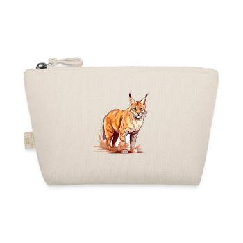 Bobcat Aquarelle colorée Dessin animé Kawaii Animal - Trousse biologique - nature - Devant