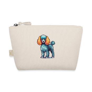 Caniche Chien Aquarelle Colorée Dessin Animé Kawaii Anim - Trousse biologique - nature - Devant