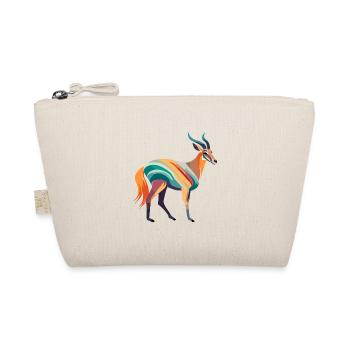 Antilope Buntes Aquarell Cartoon Kawaii Tier - Bio-Täschchen - Natur - Vorne