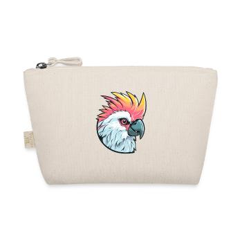 Kakadu Buntes Aquarell Cartoon Kawaii Tier - Bio-Täschchen - Natur - Vorne