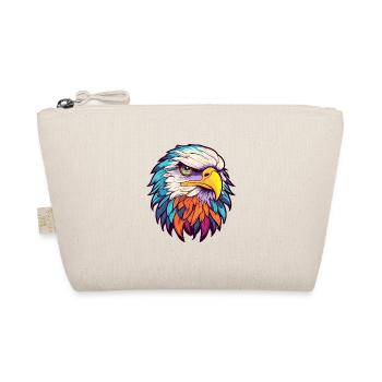 Adler Buntes Aquarell Cartoon Kawaii Tier - Bio-Täschchen - Natur - Vorne