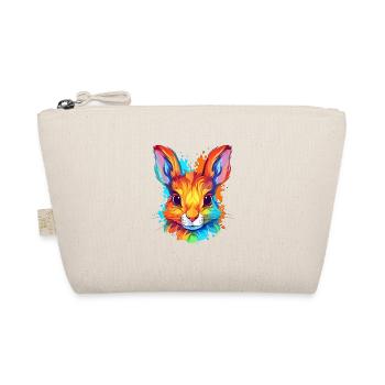 Eichhörnchen buntes Aquarell Cartoon Kawaii Tier - Bio-Täschchen - Natur - Vorne