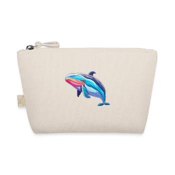 Wal bunte Aquarell-Karikatur Kawaii-Tier - Bio-Täschchen - Natur - Vorne