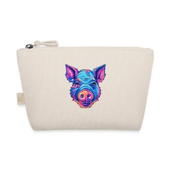 Cochon Aquarelle Colorée Dessin Animé Kawaii Animal - Trousse biologique - nature - Devant