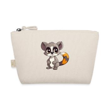 Lemur Cute Cartoon Kawaii Watercolor Animal Pet - Organic Pouch - nature - Front