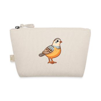 Perdrix mignon dessin animé kawaii aquarelle Animal Pe - Trousse biologique - nature - Devant