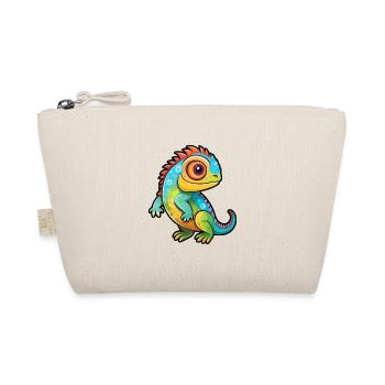 Iguane Mignon Dessin Animé Kawaii Aquarelle Animal De Compagnie - Trousse biologique - nature - Devant