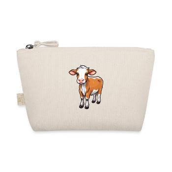 Vache Mignon Dessin Animé Kawaii Aquarelle Animal Animal De Compagnie - Trousse biologique - nature - Devant