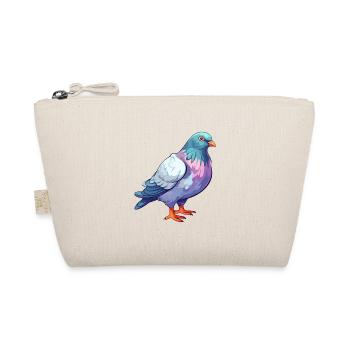 Pigeon Aquarelle Colorée Dessin Animé Kawaii Animal - Trousse biologique - nature - Devant