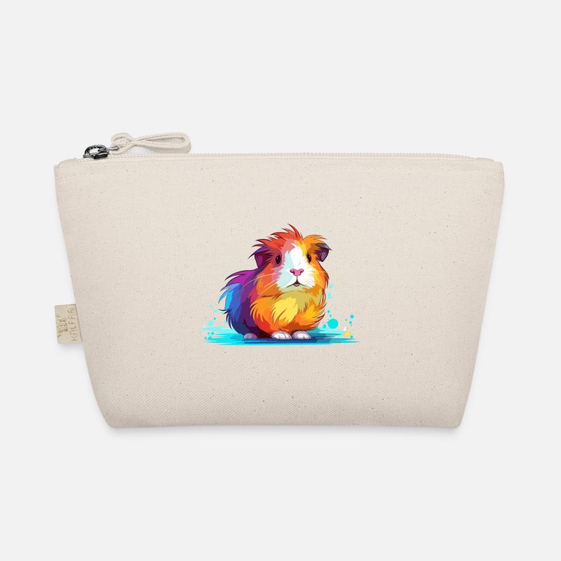Cochon d’Inde Aquarelle Colorée Dessin Animé Kawaii Anim Trousse biologique