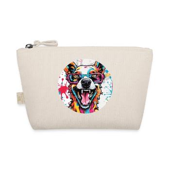 Dog / Animal / Pet / Paw / Furry Nose / Wauwau - Organic Pouch - nature - Front