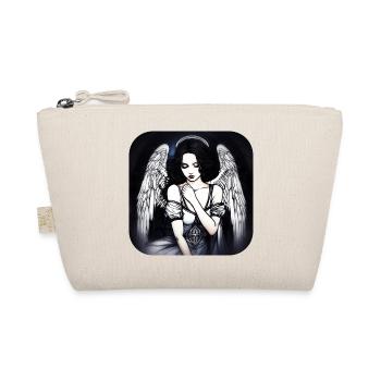 Cool Gothic Angel - Organic Pouch - nature - Front