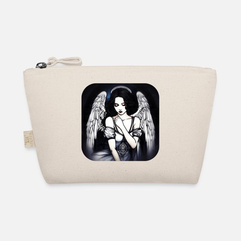 Cool Gothic Angel Organic Pouch