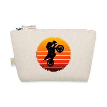 Men's Dirt Bike Motocross Dirt Bike Women's - Organic Pouch - nature - Front